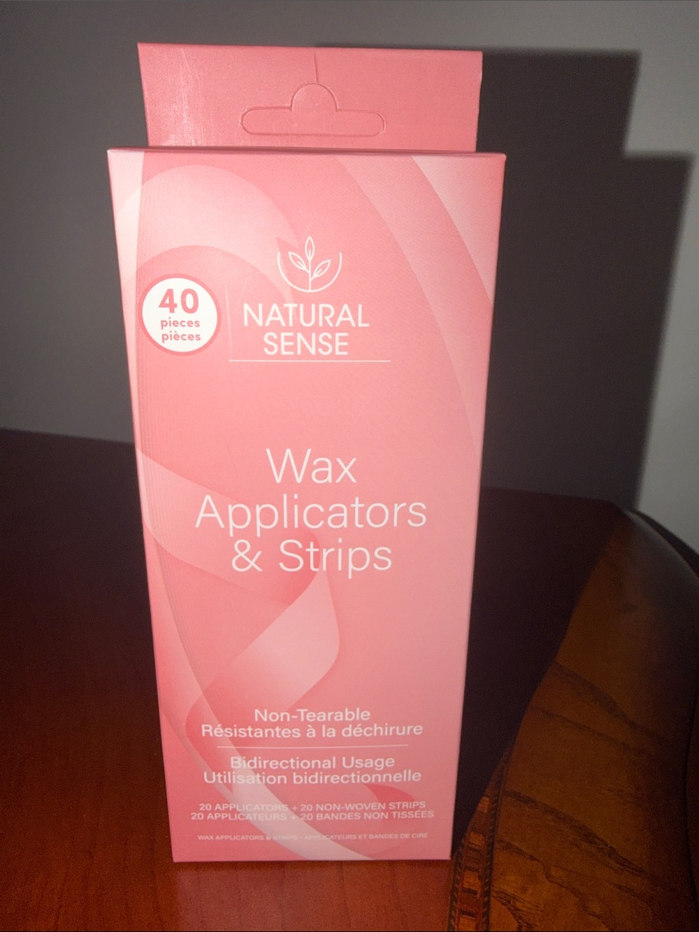 Pink Wax Applicators & Strips - 40 Pieces